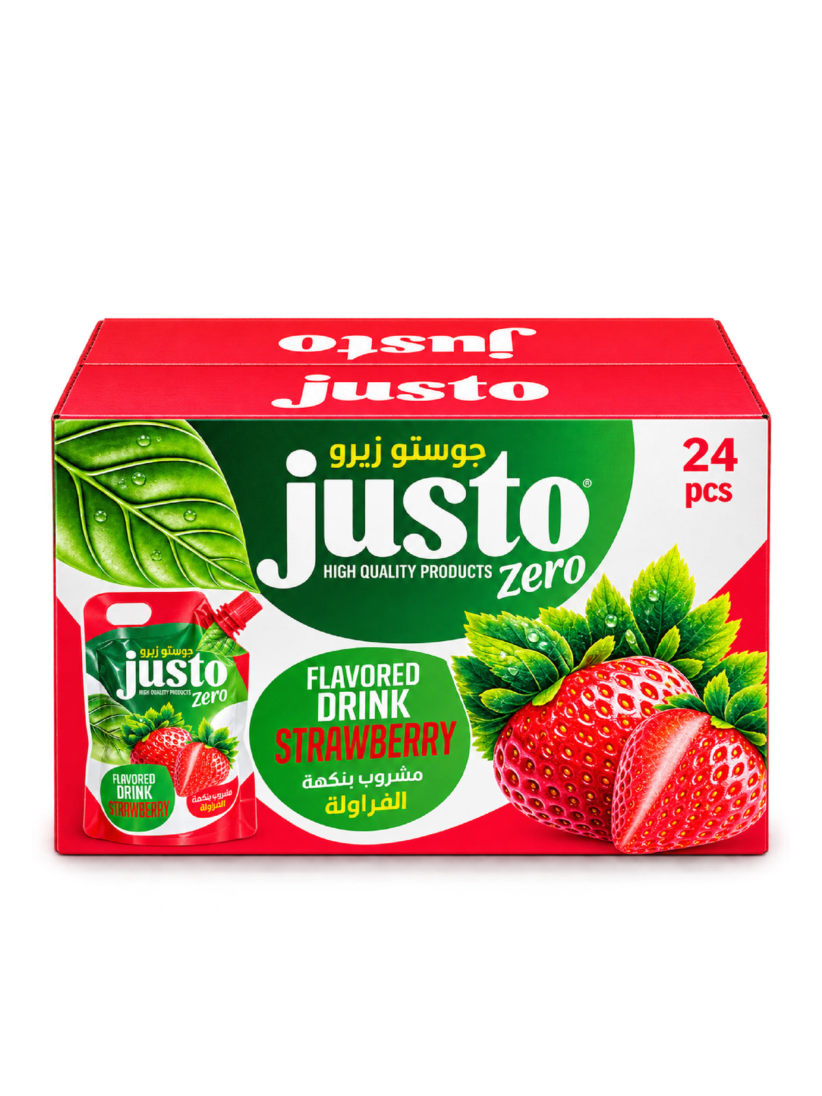 Justo Zero Strawberry Flavored Drink