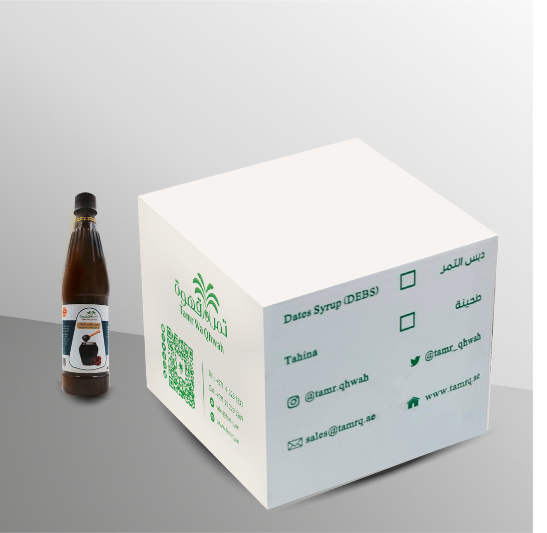 12  pieces - Premium Dates Syrup - molasses 1000g