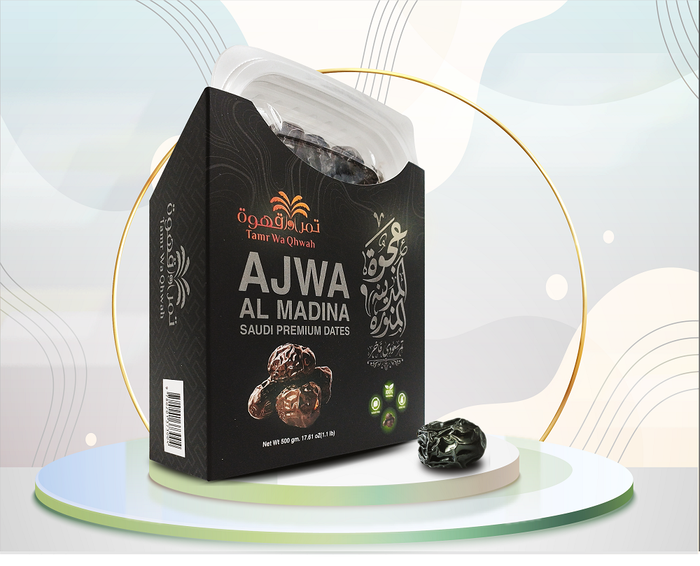 تمر عجوة المدينة السعودية الممتاز 500 غرام